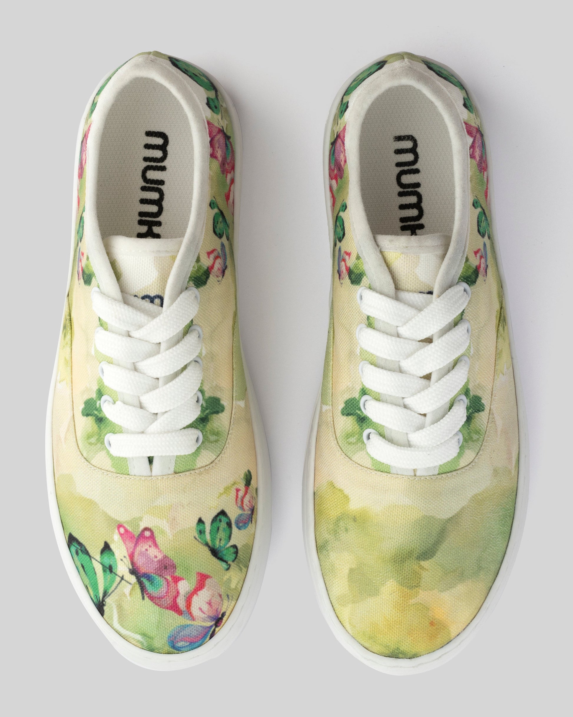 mumka-Calzado-mujer-Butterflies on Green